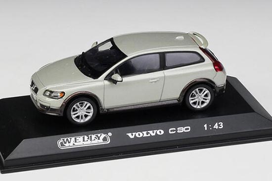 1/43 Volvo C30 Diecast Model in Silver